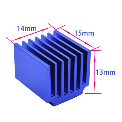 Радиатор алюминиевый 14x15x13mm